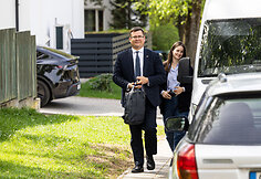 Laurynas Kasčiūnas atvyko susitikti su Vytautu Landsbergiu