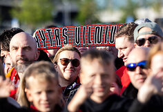 Fanai prie Baltojo tilto laukia čempionų titulą i&scaron;koviojusio Vilniaus &bdquo;Ryto&ldquo;
