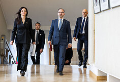 Inga Ruginienė susitiko su ekonomikos ir inovacijų ministru Edvinu Grikšu, vidaus reikalų ministru Vladislavu Kondratovičiumi ir krašto apsaugos ministru Robertu Kaunu