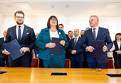 Koalicijos sutarties pasirašymas