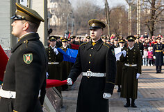 Baltijos valstybių vėliavų pakėlimo ceremonija