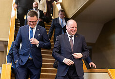 Szymon Holownia, Saulius Skvernelis