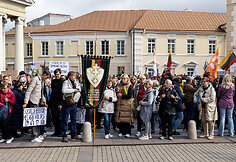 Protestas prie&scaron; valdančiąją koaliciją