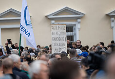 Protestas prie&scaron; valdančiąją koaliciją
