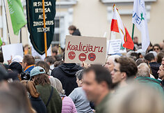Protestas prie&scaron; valdančiąją koaliciją