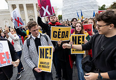 Protestas prie&scaron; valdančiąją koaliciją