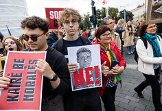 Protestas prie&scaron; valdančiąją koaliciją