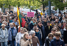 Protestas prie&scaron; valdančiąją koaliciją