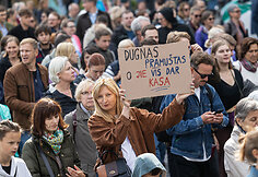 Protestas prie&scaron; valdančiąją koaliciją