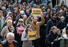Protestas prie&scaron; valdančiąją koaliciją