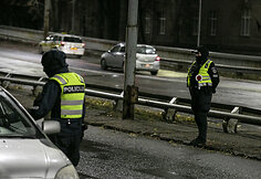 Spalio 22-osios naktinis policijos reidas