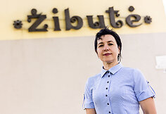 Kretingos mokyklos-darželio &bdquo;Žibutė&ldquo; direktorė Snieguolė Bružė