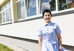 Kretingos mokyklos-darželio &bdquo;Žibutė&ldquo; direktorė Snieguolė Bružė