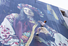 „Dance of Freedom“ vertikalaus šokio pasirodymas Ukrainai