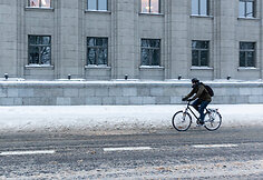 Pirmadienio rytas po stipraus snygio