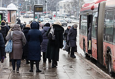 Vilniaus viešasis transportas streiko metu