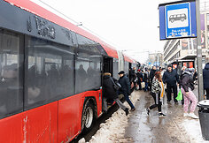 Vilniaus vie&scaron;asis transportas streiko metu