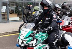 Lietuvos kelių policijos tarnyba ir Vilniaus apskrities policijos komisariato pareigūnai pradėjo patruliavimo motociklais sezoną
