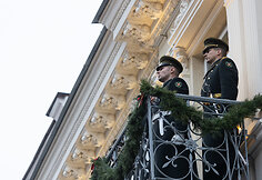 Vasario 16-osios minėjimas prie signatarų namų