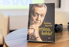 Jurgitos Lieponės knygos &bdquo;Saulius Siparis. Fortūna, kek&scaron;e!&ldquo; pristatymas