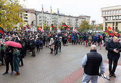 Protestas del NT mokesčio prie seimo
