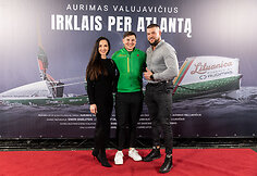 Aurimo Valujavičiaus filmo &bdquo;Irklais per Atlantą&ldquo; premjeros svečiai