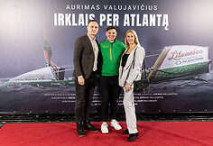 Aurimo Valujavičiaus filmo &bdquo;Irklais per Atlantą&ldquo; premjeros svečiai