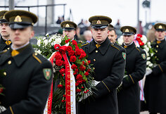 1863–1864 m. sukilimo pagerbimo ceremonija Rasų kapinėse