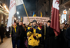 &bdquo;Pro Patria&ldquo; eitynės su fakelais