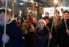 &bdquo;Pro Patria&ldquo; eitynės su fakelais