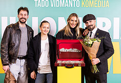 Tado Vidmanto komedijos „Milijonieriaus palikimas" premjeros svečiai