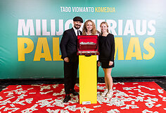 Tado Vidmanto komedijos „Milijonieriaus palikimas" premjeros svečiai