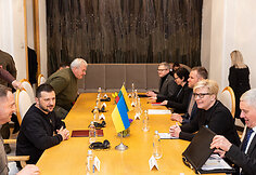 Volodymyras Zelenskis, Ingrida Šimonytė, Gabrielius Landsbergis