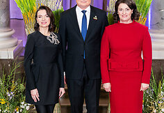 Laura Blaževičiūtė, Gitanas Nausėda, Diana Nausėdienė