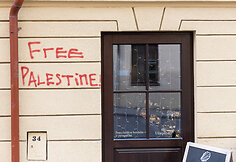 Grafiti prie&scaron;iniai Užupyje
