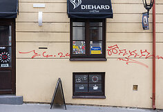 Grafiti prie&scaron;iniai Užupyje