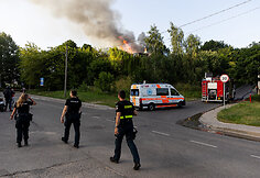 Sekmadienio vakarą Vilniuje, Naujininkų rajone, kilo gaisras