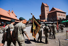 Sausumos pajėgų vėliavų žygio finišas ir Sausumos pajėgų dienos iškilminga ceremonija