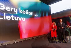 Pirmojo &bdquo;Stadler&ldquo; traukinio kelionės renginys