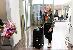 Vilniaus oro uoste pasitiktos  Europos bokso čempionato prizininkės: Gabrielė Stonkutė ir Ana Starovoitova