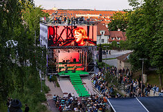 Apdovanojimų ceremonijos akimirka