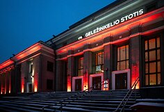 Kalėdinė Kauno geležinkelio stotis