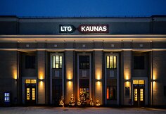 Kalėdinė Kauno geležinkelio stotis