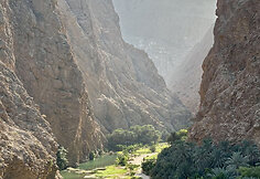 Pakeliui į Suro miestą: Wadi Shab ir Wadi Shab Cave