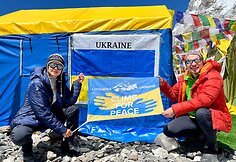 Ukrainietė alpinistė Antonina ir Stanislovas Vy&scaron;niauskas pakeliui į Everesto vir&scaron;ūnę