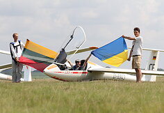 Skrydžio į Ukrainą akimirka