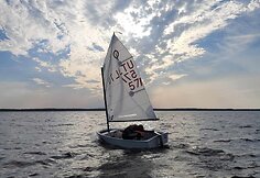 Rėkyvos ežere kasmet vyksta regata O.Truchano taurei laimėti