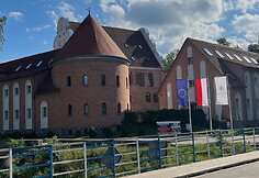 Gižycko pilis &ndash; vaizdas nuo pasukamo tilto
