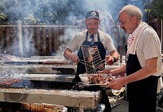 Rūkytų mėsos gaminių festivalyje
