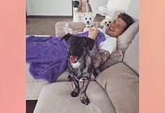 Jonas Nainys su augintiniais